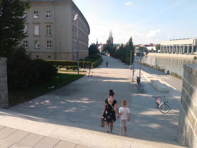 Nowa rampa pieszo-rowerowa połączy most Grunwaldzki z bulwarem Marii i Lecha Kaczyńskich