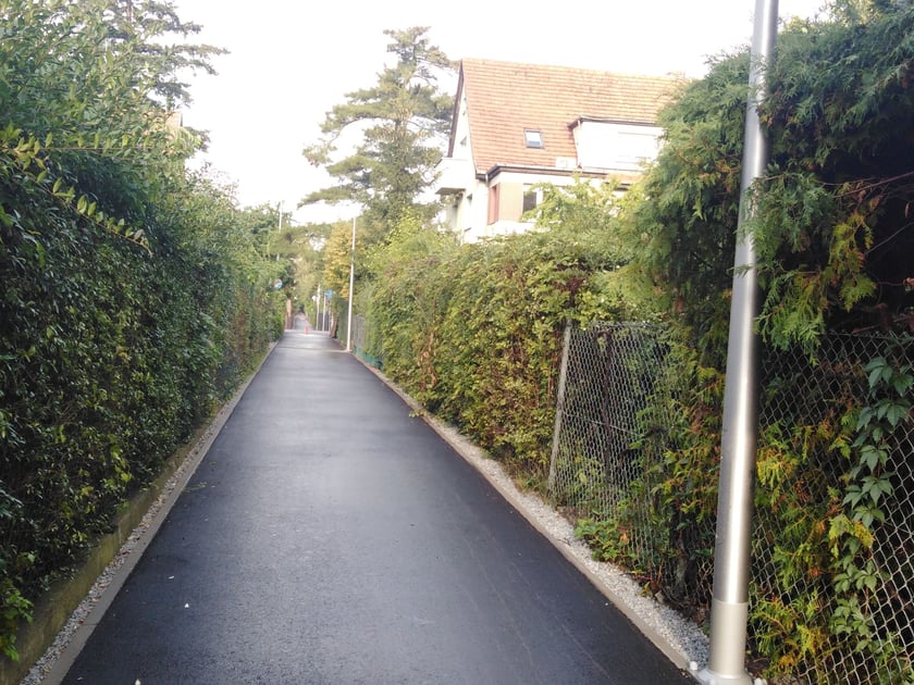 Wyremontowany odcinek ul. Olgi Boznańskiej