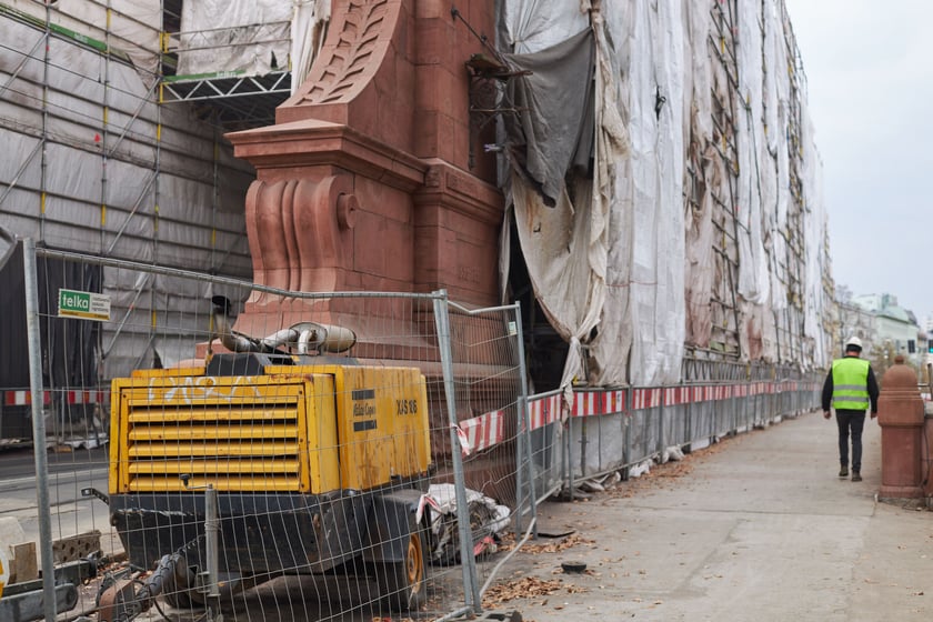 remont mostu Zwierzynieckiego, listopad 2022