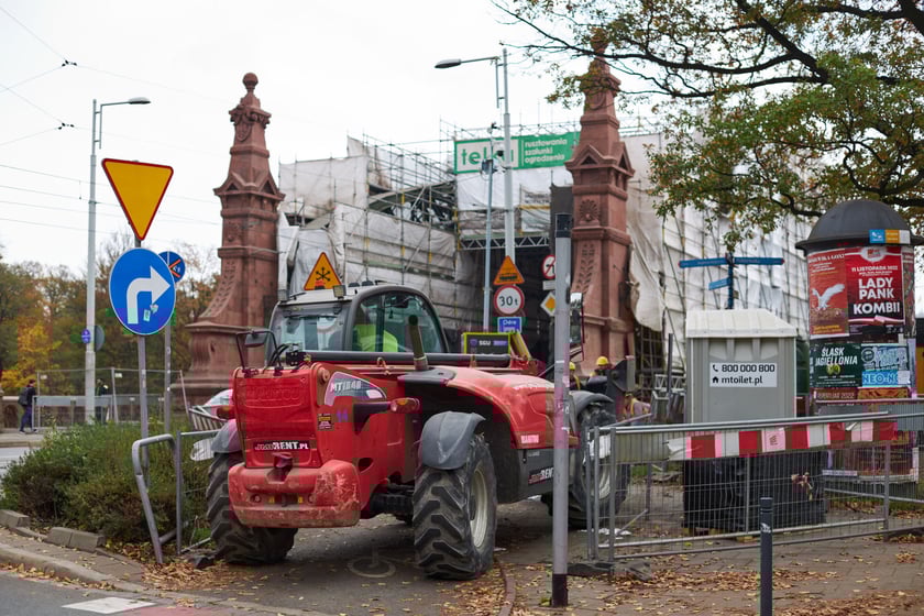 remont mostu Zwierzynieckiego, listopad 2022