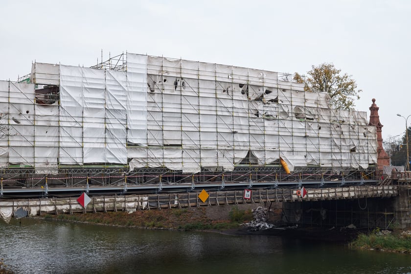 remont mostu Zwierzynieckiego, listopad 2022
