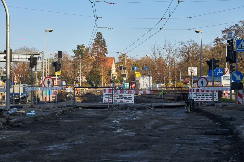 Wymiana torowiska w ul. Kochanowskiego