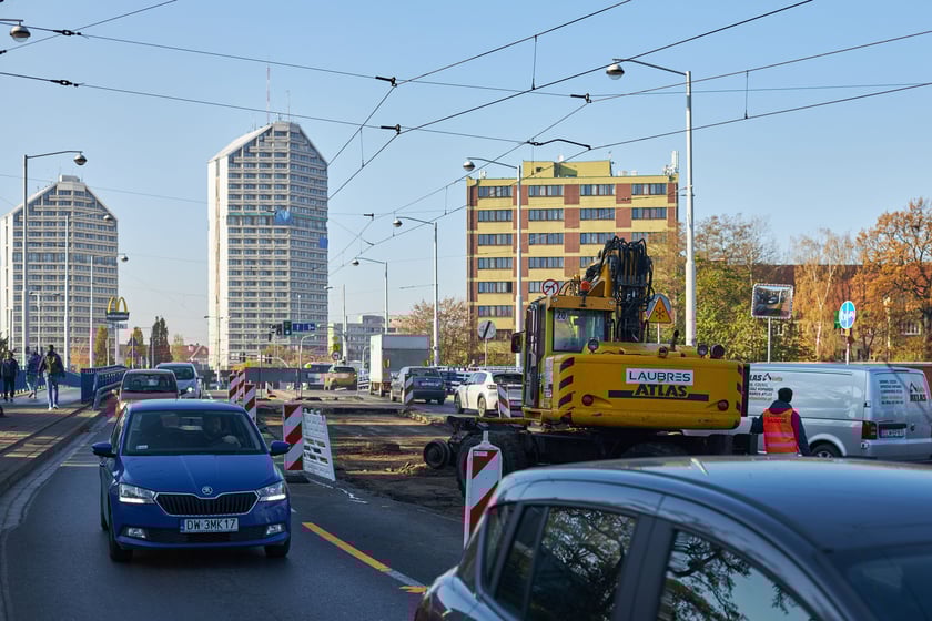Wymiana torowiska w ul. Kochanowskiego