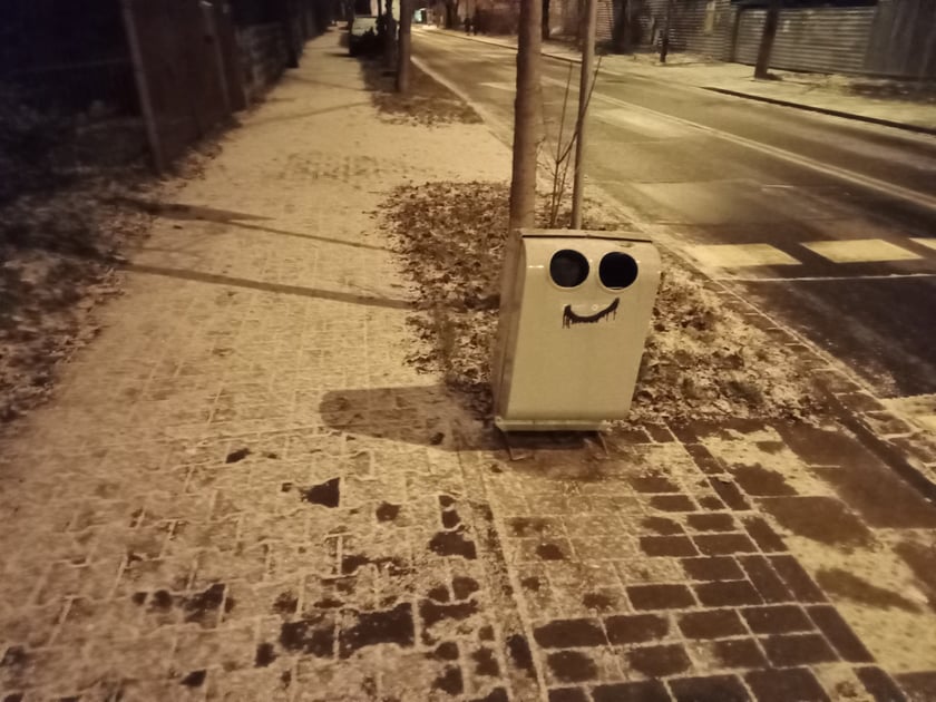 Pierwszy śnieg tej zimy spadł we Wrocławiu w niedzielę wieczorem
