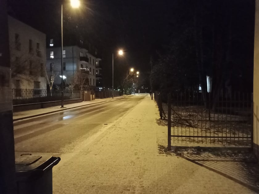 Pierwszy śnieg tej zimy spadł we Wrocławiu w niedzielę wieczorem