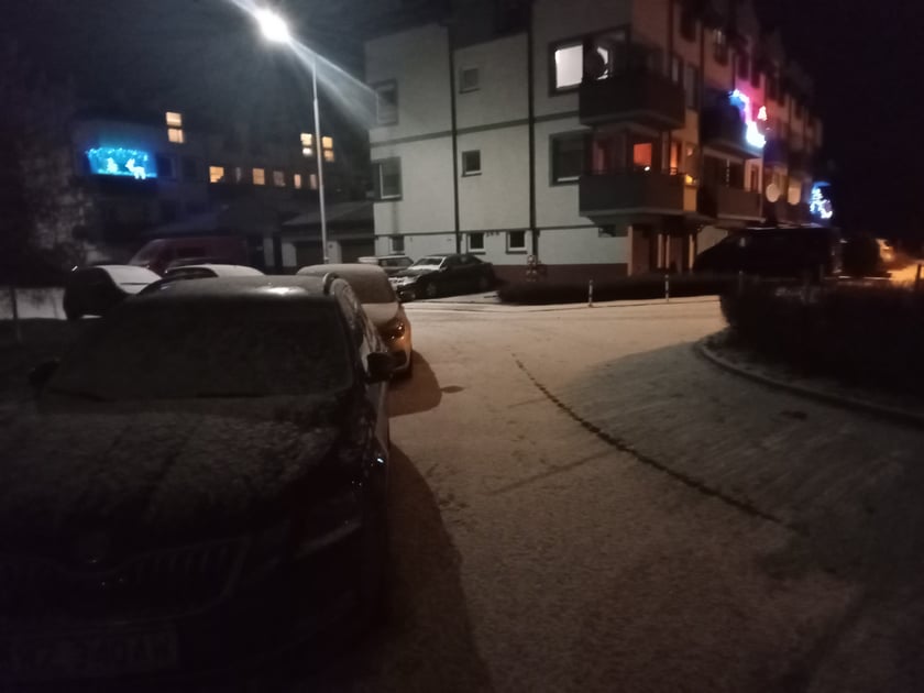 Pierwszy śnieg tej zimy spadł we Wrocławiu w niedzielę wieczorem