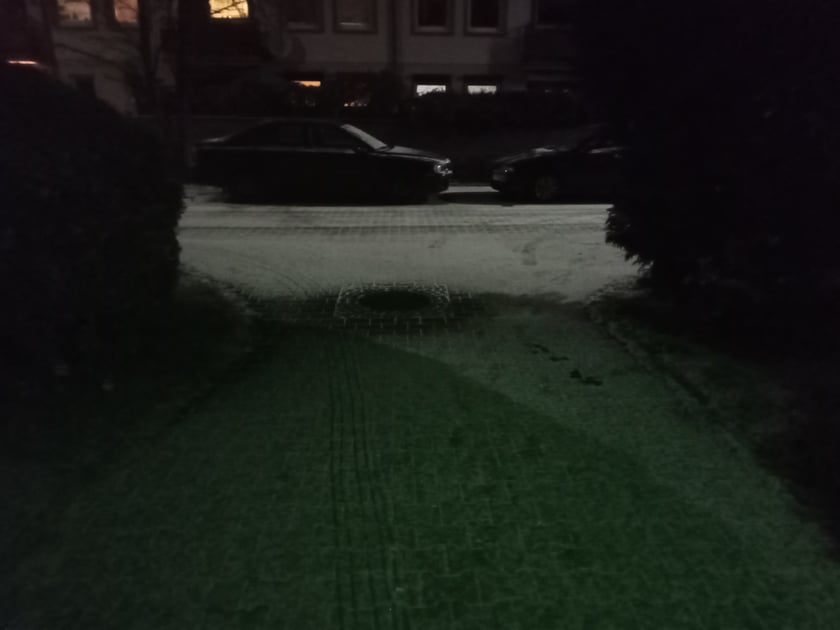 Pierwszy śnieg tej zimy spadł we Wrocławiu w niedzielę wieczorem