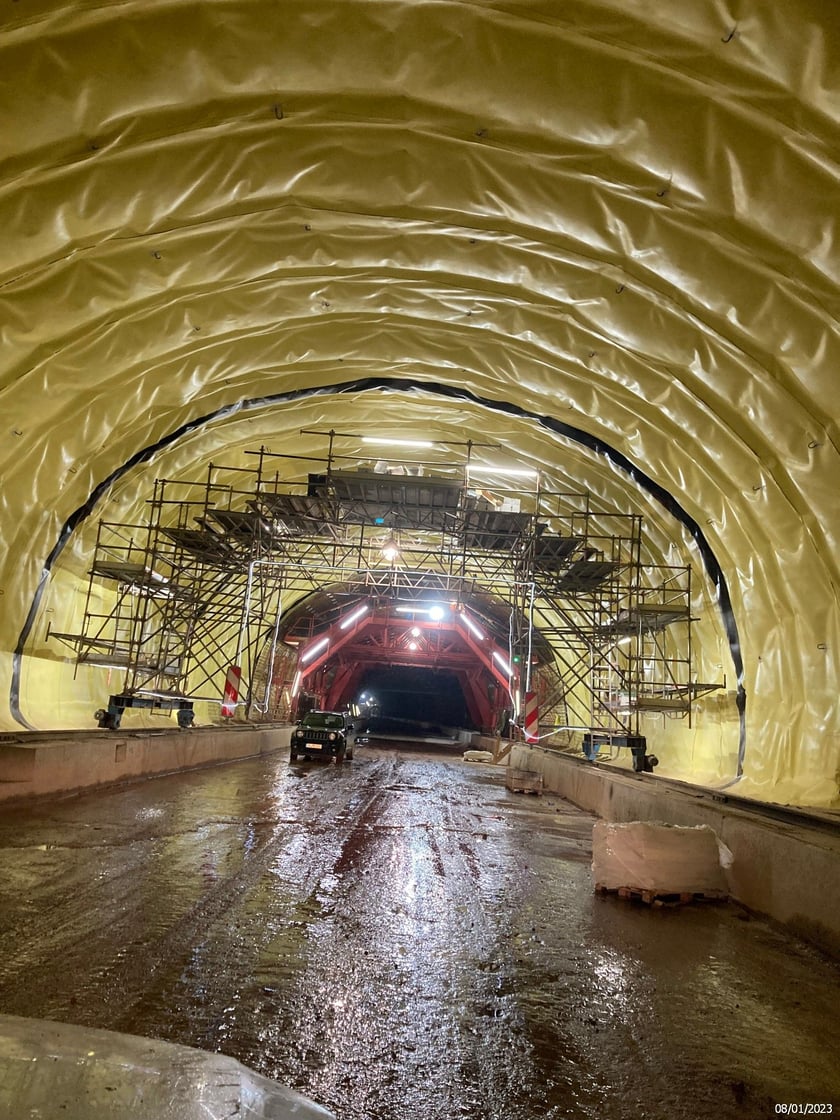 Budowa S3 na Dolnym Śląsku - styczeń 2023