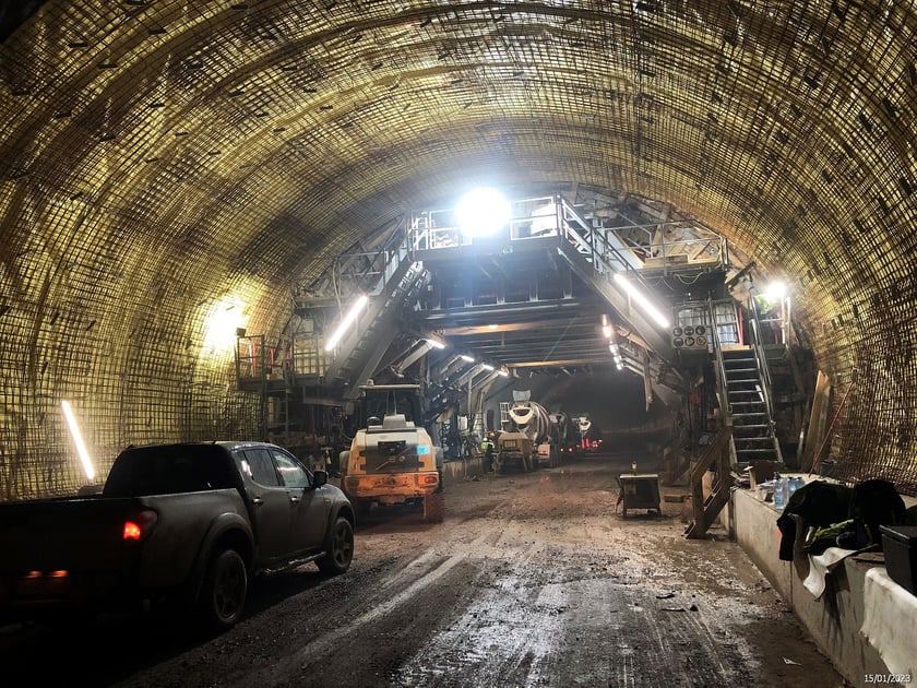 Budowa S3 na Dolnym Śląsku - styczeń 2023