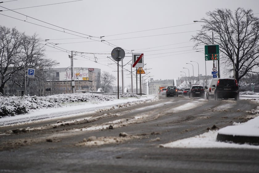 Atak zimy we Wrocławiu - piątek, 3 lutego 2023 r.