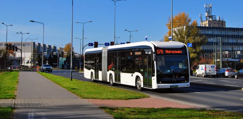 Taki Mercedes eCitaro kursować będzie na trasie aleja Kromera - Krzyżanowice.