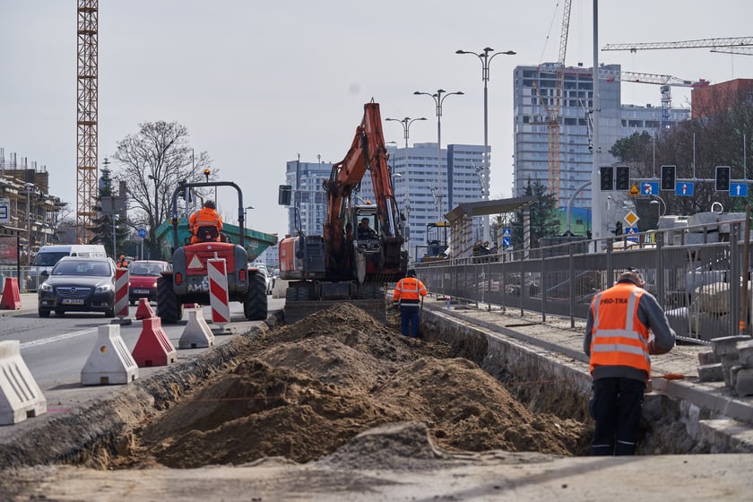 Remont ulicy Długiej w marcu 2023