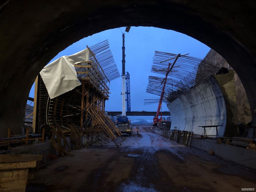budowa tunelu TS26 w ciągu drogi S3