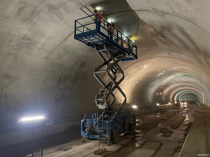 Budowa tunelu TS26 w ciągu drogi ekspresowej S3 na Dolnym Śląsku
