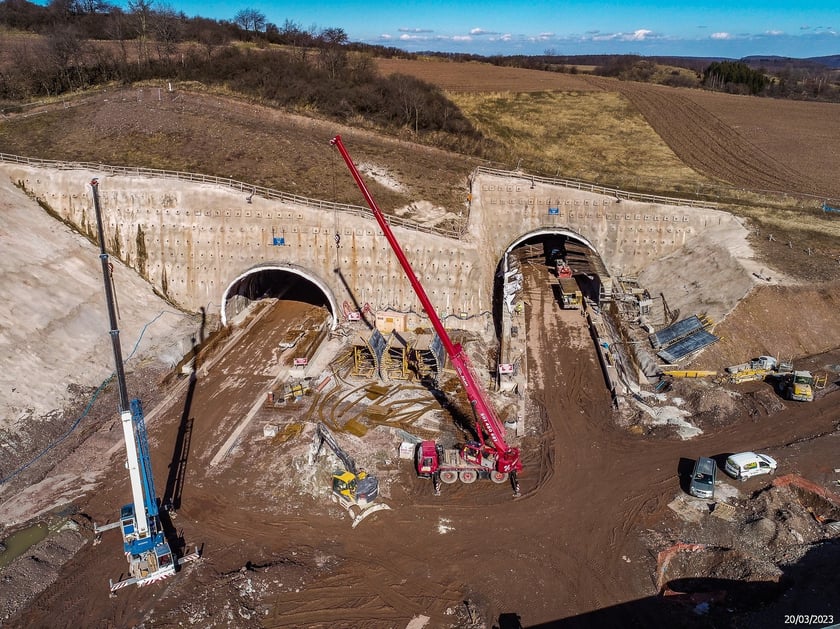 Budowa tunelu TS26 w ciągu drogi ekspresowej S3 na Dolnym Śląsku