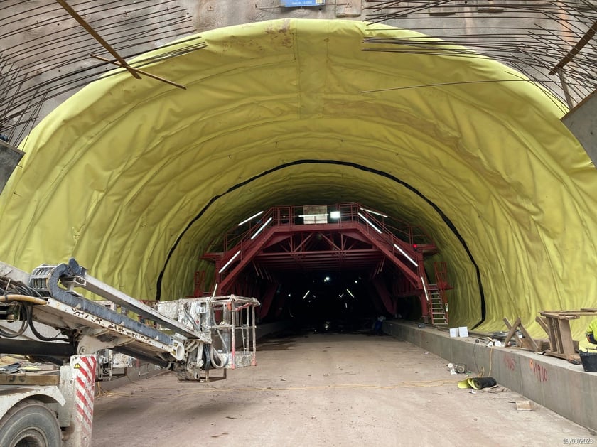 Budowa tunelu TS26 w ciągu drogi ekspresowej S3 na Dolnym Śląsku
