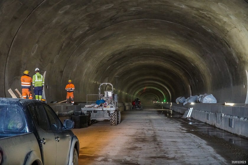 Budowa tunelu TS26 w ciągu drogi ekspresowej S3 na Dolnym Śląsku