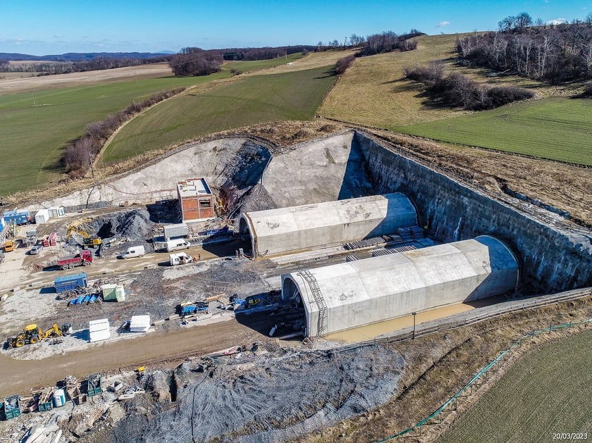 Budowa tunelu TS26 w ciągu drogi ekspresowej S3 na Dolnym Śląsku