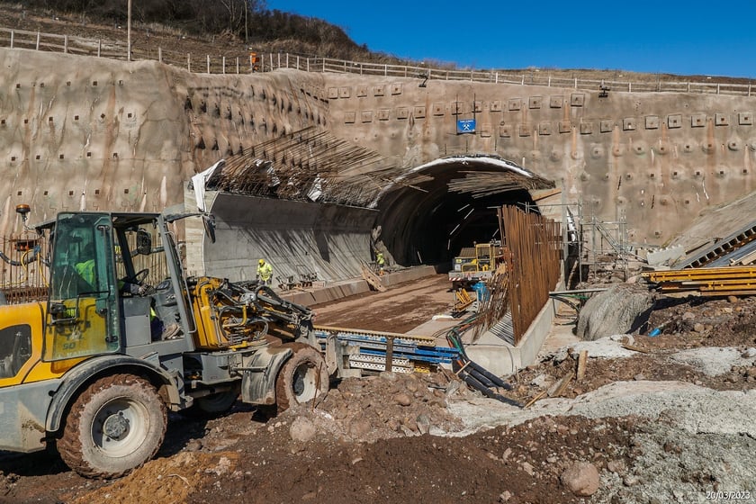 Budowa tunelu TS26 w ciągu drogi ekspresowej S3 na Dolnym Śląsku