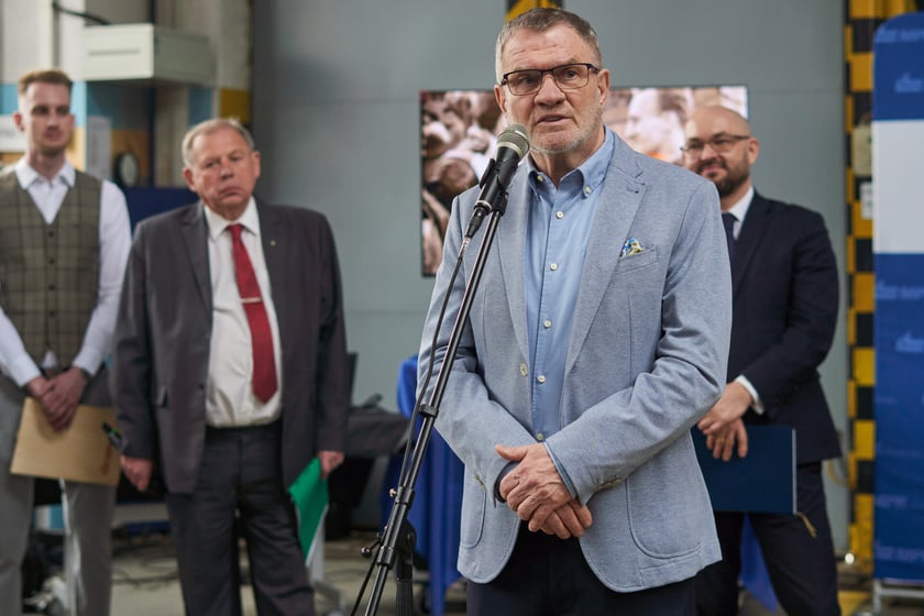 Prezes WTS Sparty Wrocław Andrzej Rusko.
