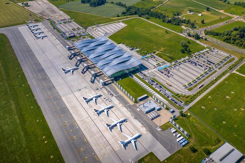 Ryanair na wrocławskim lotnisku.