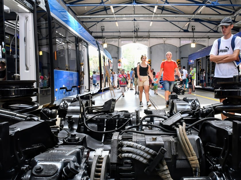 Dzień Otwarty MPK, zdjęcie archiwalne.