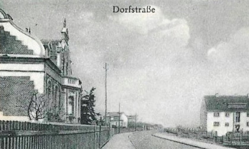 Ulica Pawia przed wojną nazywała się Wiejska, czyli&nbsp;Dorfstra&szlig;e.