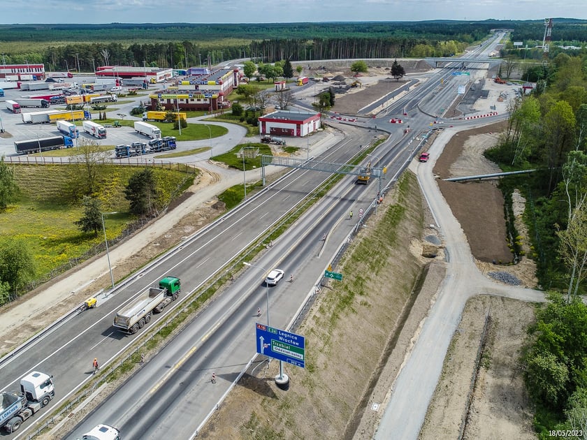 Budowa A18 - 3 km