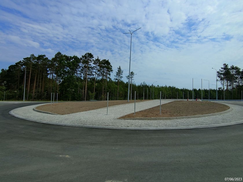 Budowa A18, Węzeł Olszyna