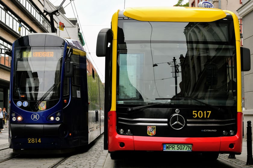 Mercedses-Benz eCitaro w barwach MPK Wrocław prezentowany był w czerwcu minionego roku.