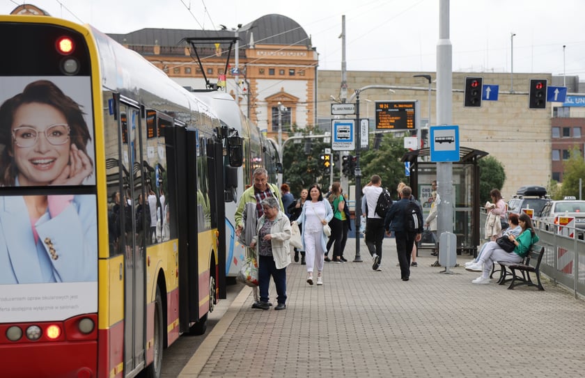 Remont w rejonie placu Jana Pawła II, 7 sierpnia 2023
