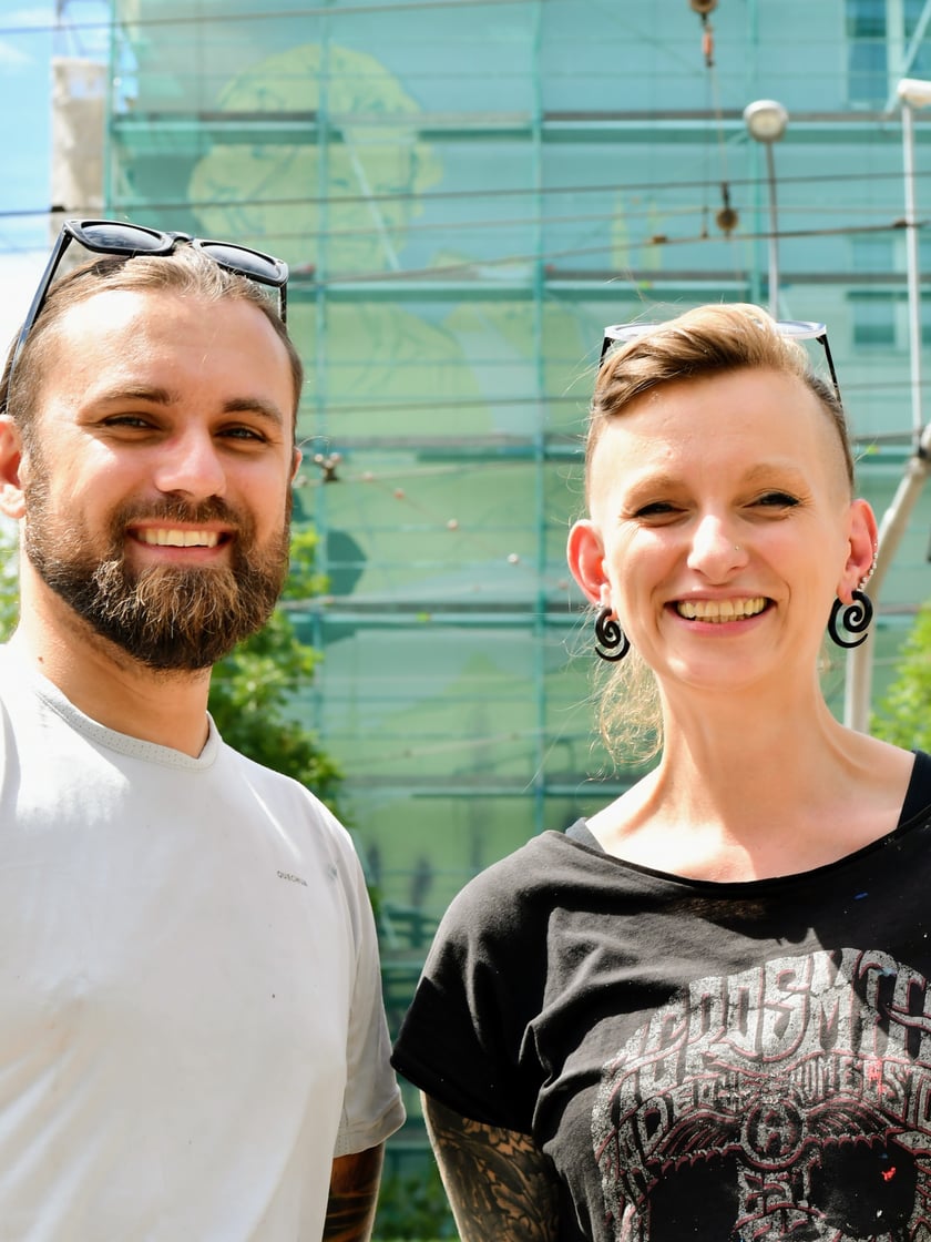 Duet Czary-Mury, czyli Marek Grela i Marta Piróg.