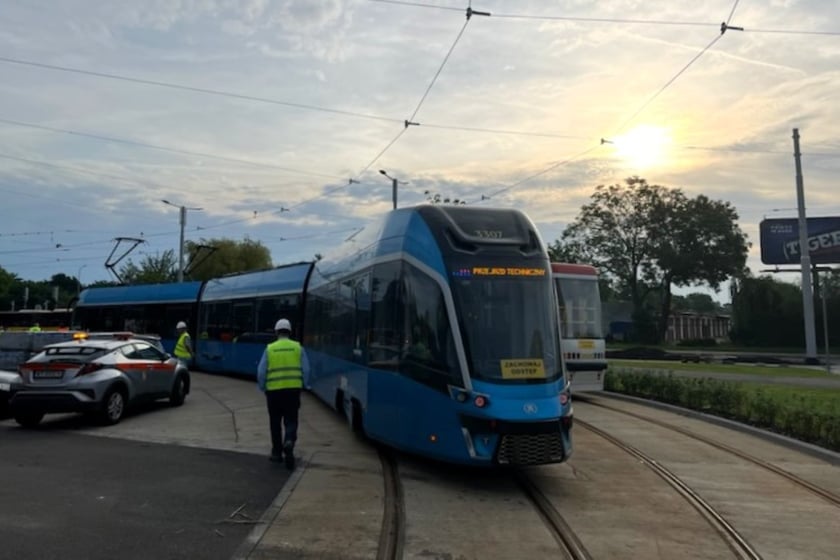 Gamma na nowej pętli Wrocław Nowy Dw&oacute;r (P+R).