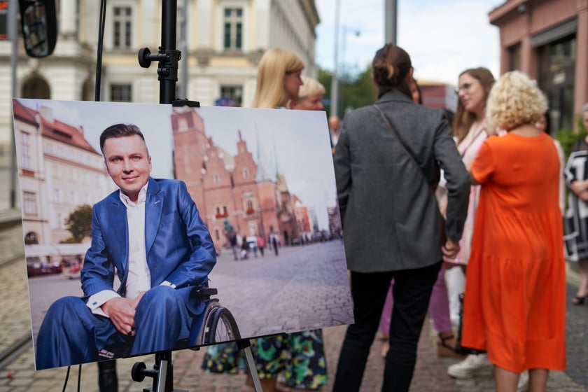 Uroczystość nadania tramwajowi im. Bartłomieja Skrzyńskiego.