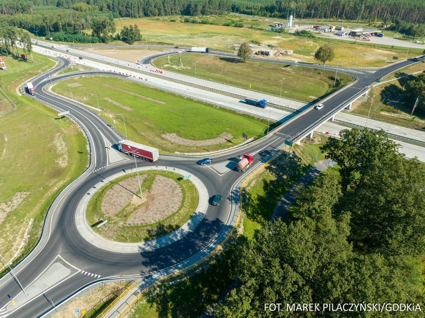 Budowa trasy A18, postępy prac, wrzesien 2023