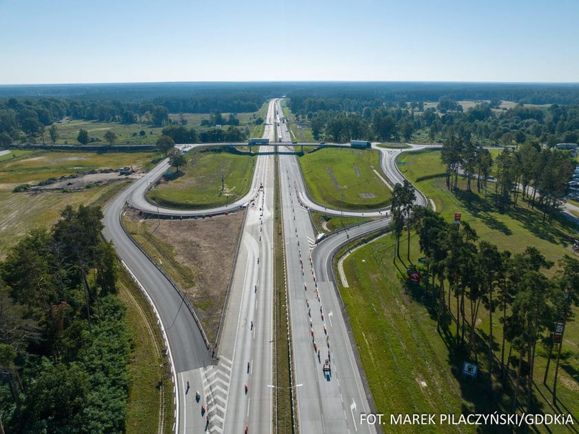 Budowa trasy A18, postępy prac, wrzesien 2023