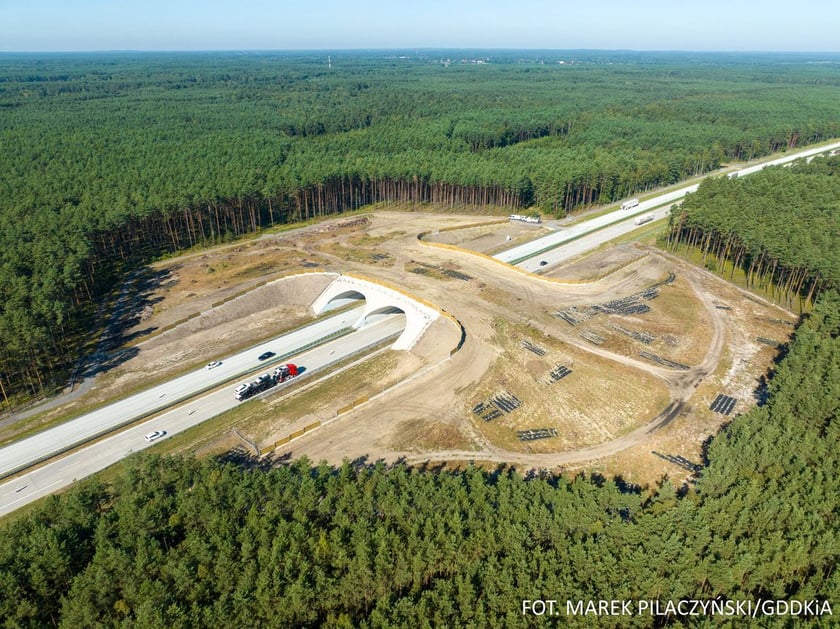 Budowa trasy A18, postępy prac, wrzesien 2023