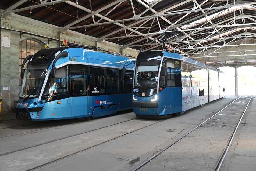 Zajezdnia Tramwajowa Borek przy ul. Powstańców Śląskich.