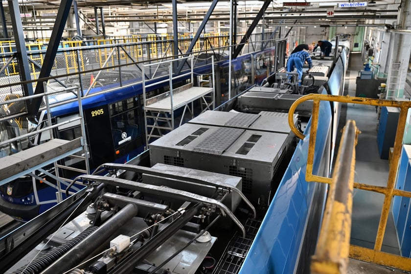 Zajezdnia Tramwajowa Borek przy ul. Powstańców Śląskich.