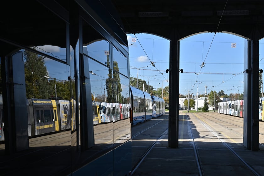 Zajezdnia Tramwajowa Borek przy ul. Powstańców Śląskich.