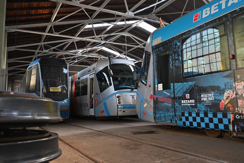 Zajezdnia Tramwajowa Borek przy ul. Powstańców Śląskich.
