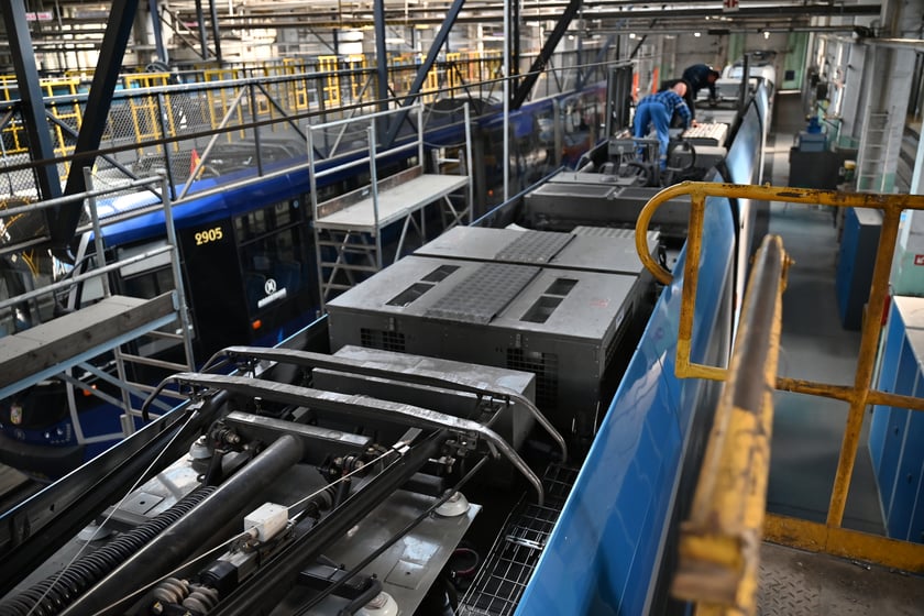 Zajezdnia Tramwajowa Borek przy ul. Powstańców Śląskich.