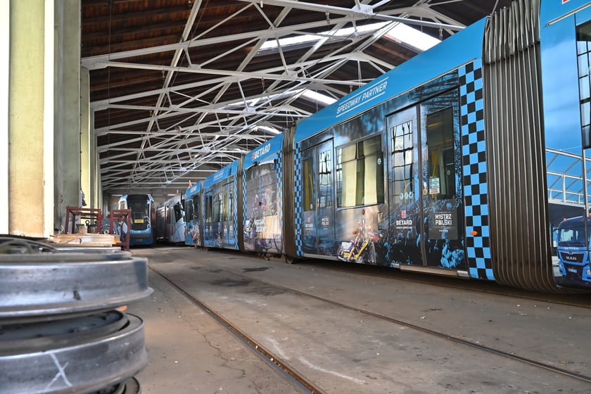 Zajezdnia Tramwajowa Borek przy ul. Powstańców Śląskich.