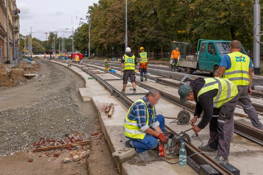Remont ulicy Pomorskiej i zachodniej części placu Staszica.