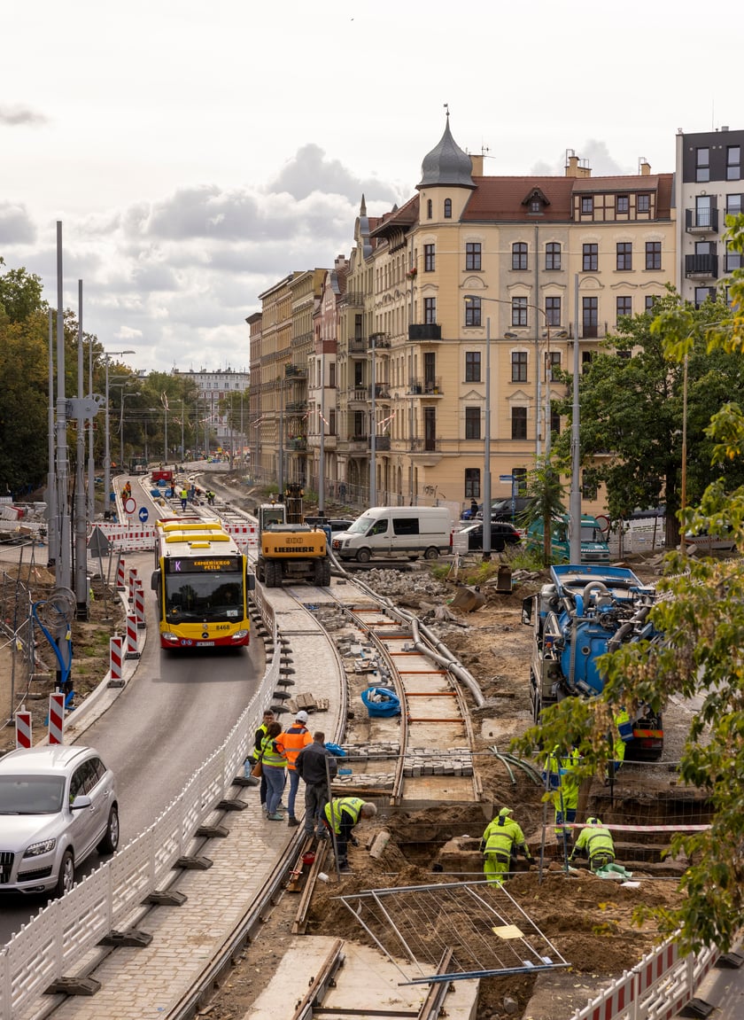 Remont ulicy Pomorskiej i zachodniej części placu Staszica.