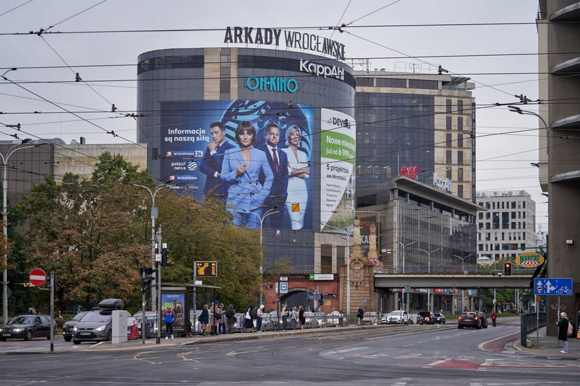 Skrzyżowanie Piłsudskiego ze Świdnicką po remoncie.