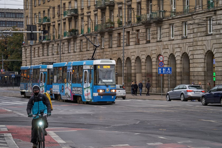 Skrzyżowanie Piłsudskiego ze Świdnicką po remoncie.