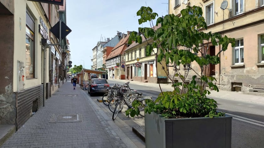 Ul. Średzka po zmianach - wizualizacja.