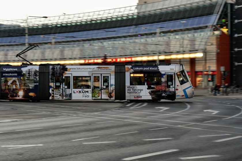 &Scaron;koda 19T na placu Grunwaldzkim.