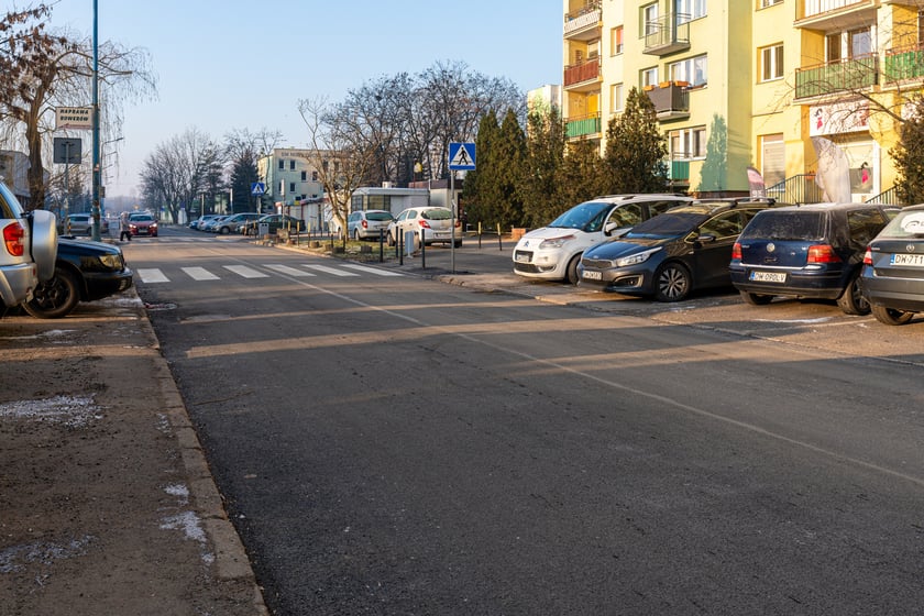 Ulica Zemska na Nowym Dworze po remoncie